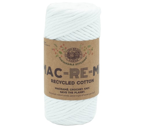 Lion Brand Mac-Re-Me Yarn-White