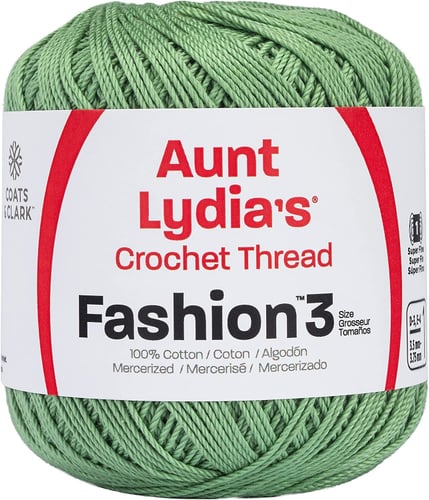 Aunt Lydia's Fashion Crochet Thread Size 3-Sage