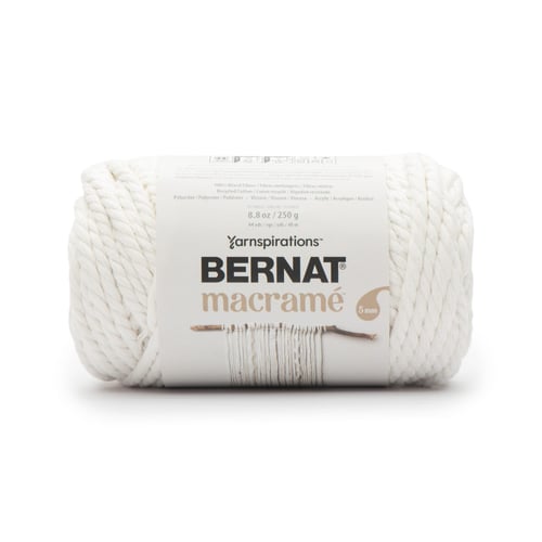 Bernat Macrame Yarn-Natural