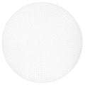 CousinDIY Plastic Canvas Shape 7 Count 6"-Circle Clear