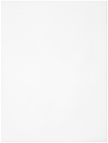 CousinDIY Perforated Plastic Canvas 14 Count 8.5"X11" 2/Pkg-White