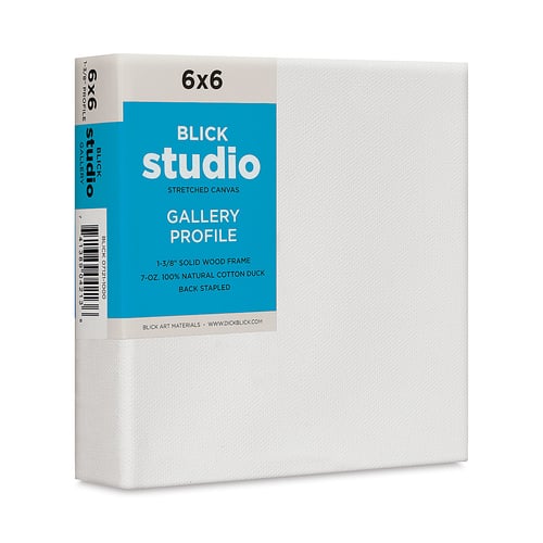BLICK CANVAS PANEL - 6X6 5OZ COTTON