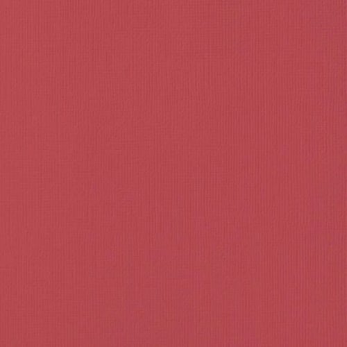 12x12 Txt Cardstock-Scarlet BC