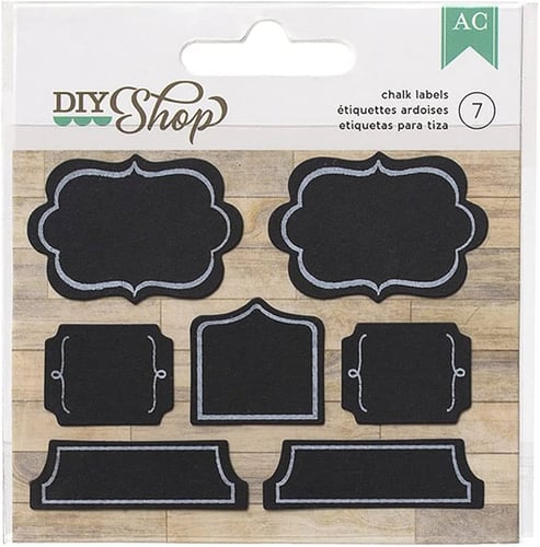 AC DIY Chalk Stkr Shapes