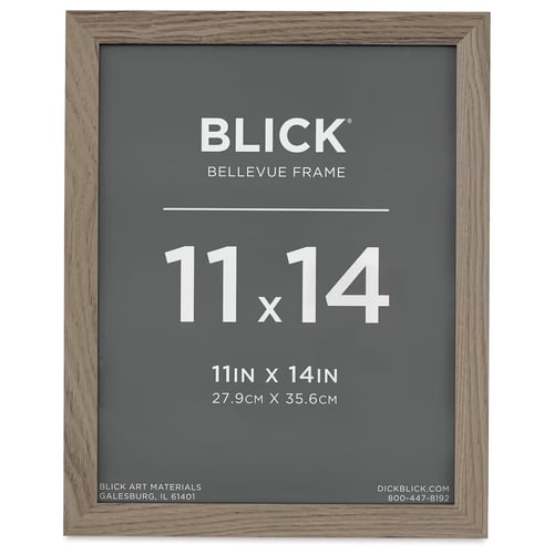 Blick Bellevue Frame - Grey Woodgrain, 11" x 14"
