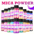 Mica Powder Pearlescent Epoxy Resin Color Pigments 1PC