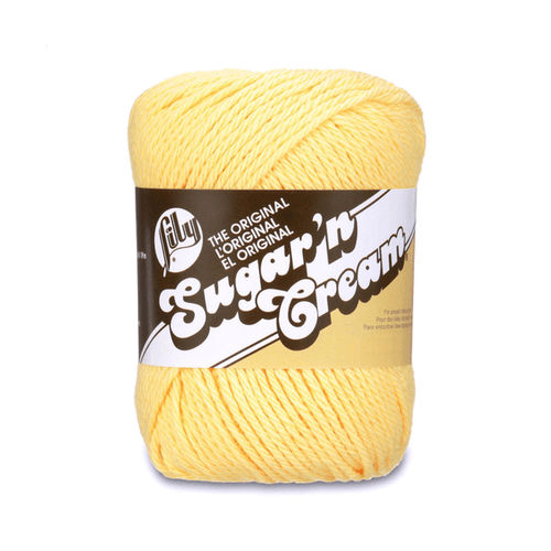 Lily Sugar n Cream Yarn, Yellow