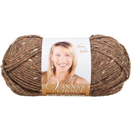 Lion Brand Vanna's Choice Yarn-Grey Marble