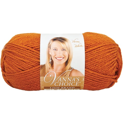 Lion Brand Vanna's Choice Yarn-Rust