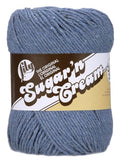 Lily Sugar'n Cream Yarn - Solids Super Size-Blue Jeans