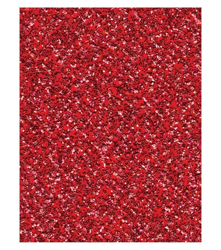 Core'dinations Glitter Silk Cardstock 8.5"X11"-Red Flash