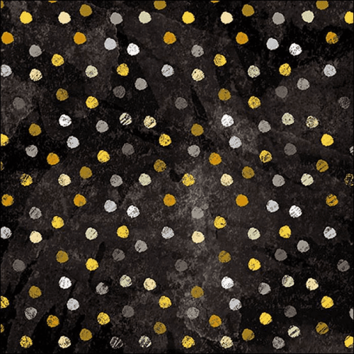 Napkin 33 Swirling Dots Black FSC Mix 20 PC