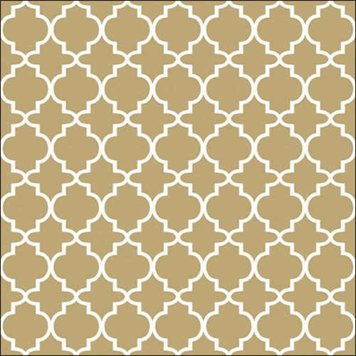 Napkin 33 Ogee Gold FSC Mix 20 PC