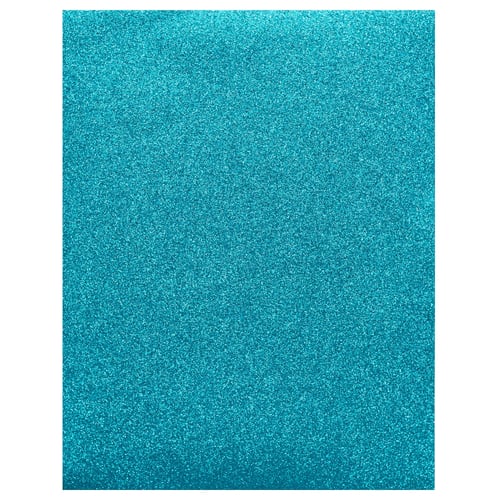 Core'dinations Glitter Silk Cardstock 8.5"X11"-Bermuda Bling