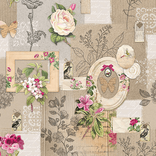 Napkin 33 Rose Scent FSC Mix 20 PC