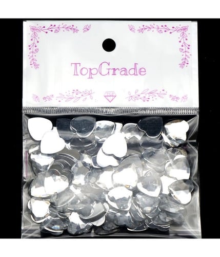 rhinestone sticker/white
