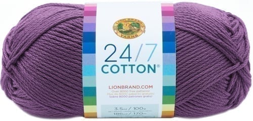 Lion Brand 24/7 Cotton Yarn-Lilac