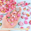 AFTH Rose Pink Slime Charms -  6pk