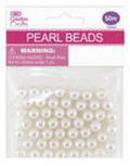 PEARL BEADS 10MM 50PC IVORY
