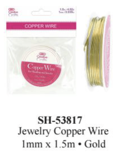 COPPER CORD GOLD 1mm x 1.5m