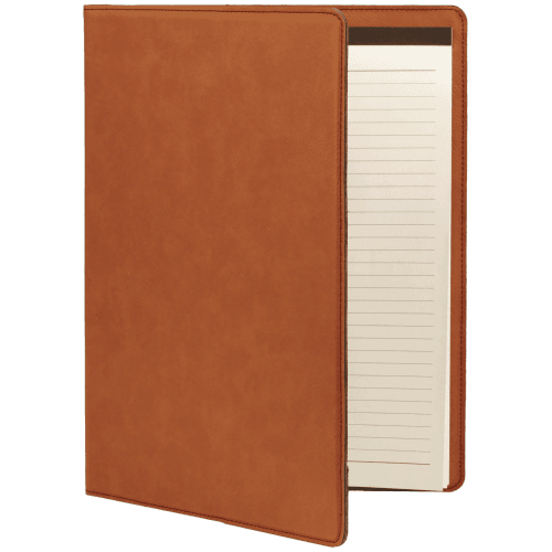 9 1/2 x 12  Leatherette Portfolio with Notepad
