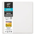 Little Birdie Customizable Canvas Cover Sketch And Draw Book-8"X8"