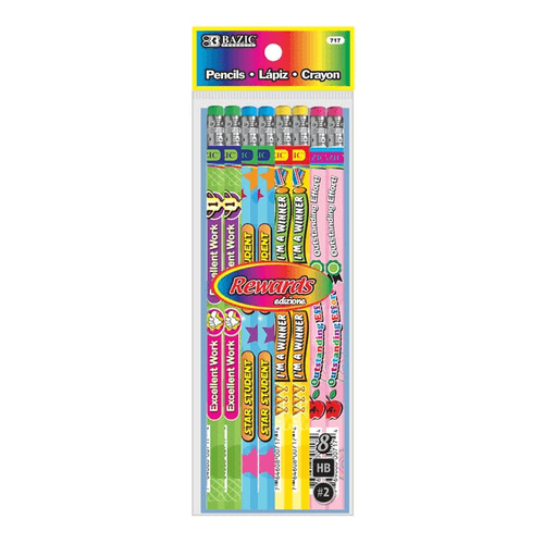 #2 Fancy Pencil (8/Pack)