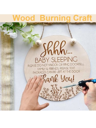 12 Inch Wood Circle. 1 pc