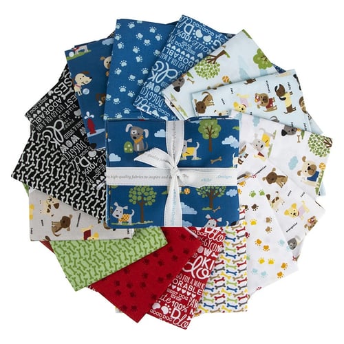 Riley Blake Fat Quarter Bundle 18"X21" 15pcs-Cooper