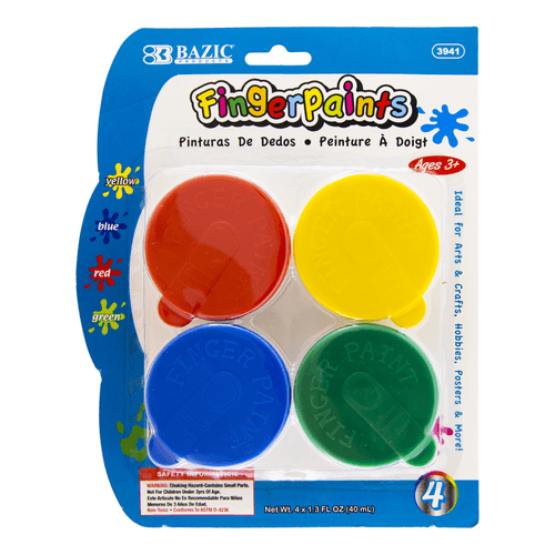 4 Color Finger Paint (40 mL)
