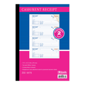 BAZIC 200 Sets 7 5/8" x 10 7/8" 2-Part Carbonless Cash or Rent Receipt Book