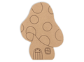 Mushroom Fairy House Plaque