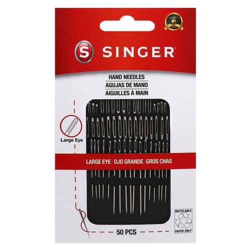 SINGER Large Eye Hand Needles   - 50/Pkg