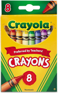 8 COUNT CRAYON/ PEGGABLE