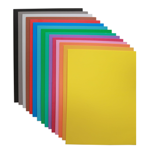 FOAM SHEETS 9"X12" 5PC LIGHT COLORS 2MM THICK