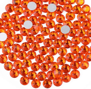 Copy of SS30 6mm Flatback Rhinestones Round Gems, Orange 50 PCS