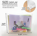 Clear Side Loading Letter Size String Envelope