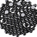 Copy of SS30 6mm Flatback Rhinestones Round Gems, Black 50 PCS