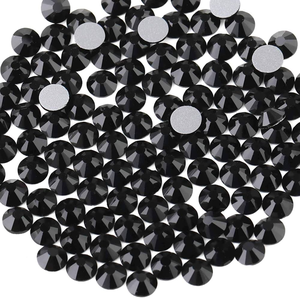 Copy of SS30 6mm Flatback Rhinestones Round Gems, Black 50 PCS
