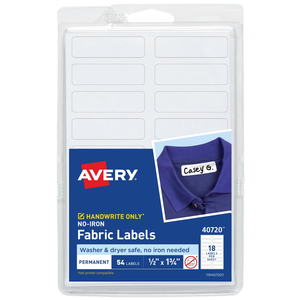 LABEL NO IRON
