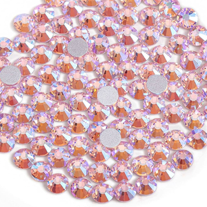 Copy of SS30 6mm Flatback Rhinestones Round Gems, Light Pink 50 PCS