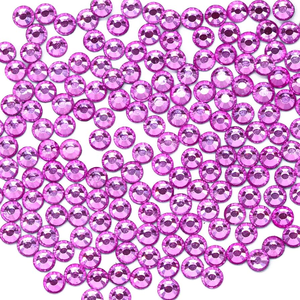 Copy of SS30 6mm Flatback Rhinestones Round Gems, Light Purple 50 PCS
