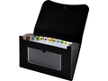 13-POCKET SMALL EXPANDING FILE, 5-3/4" X 8-1/2", BLACK