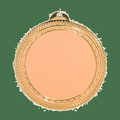 Bronze 2‚Äù HLD BRITE LAZER MEDAL LASERABLE BLACK BACK