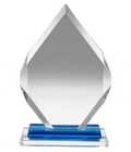Apex Glass with Blue Base 210mm JGC-113
