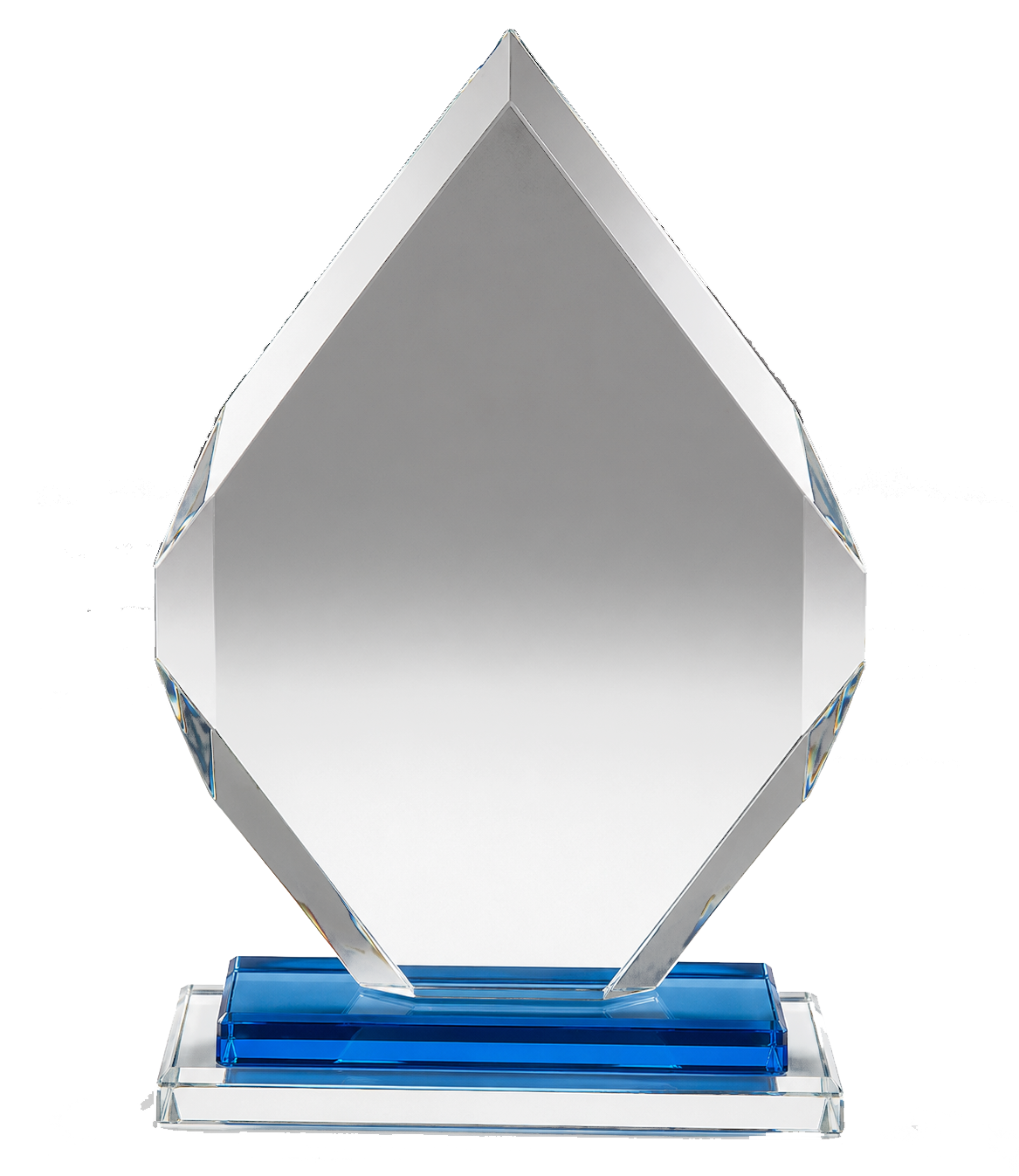 Apex Glass with Blue Base 210mm JGC-113