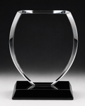 Radiant Glass with Black Base 210mm JGC-140