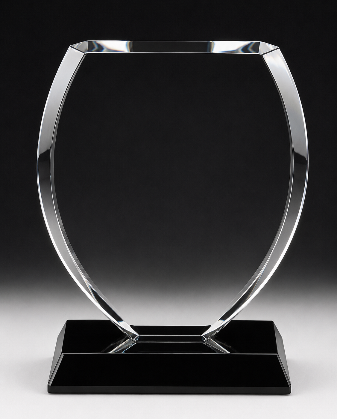 Radiant Glass with Black Base 210mm JGC-140