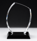 Peak Glass with Black Base JGC-141
