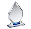 Epic Glass with Blue Base, Meduim 180mm JGC-218M